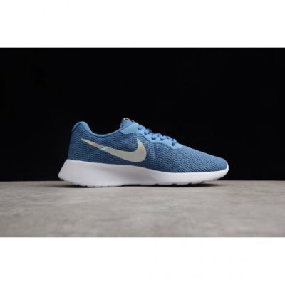 Nike Bayan Tanjun Aluminum Kahverengi / Gri / Mavi / Siyah Koşu Ayakkabısı Türkiye - G3BXRC21